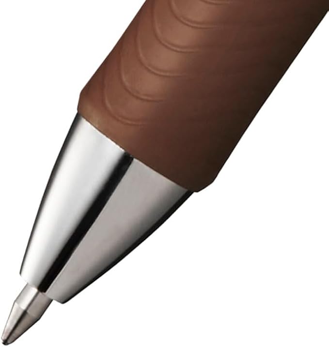 Pentel EnerGel RTX Retractable Liquid Gel Pen, (0.7mm) Metal Tip, Medium Line, Brown Ink, 12 pack (BL77-E)