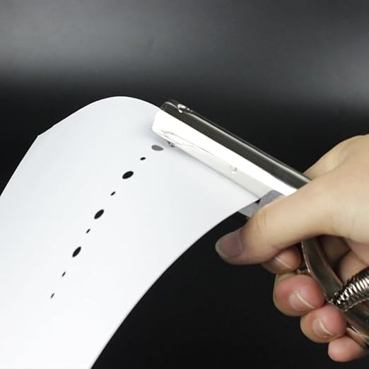 Single Hole Punch, Heavy Duty Hole Puncher Handheld Paper Punch Hole Puncher Single Small Hole Punch for Crafts Paper Cards Tags Scrapbook-1/8 inch (3mm)