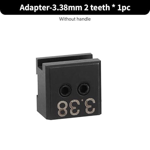 WUTA Removable Leather Hole Punch,Versatile Leather Stitching Punch,Leather Hole Punch Tool Set,Leather Stitch Punch for Leather Stitching Punch Craft DIY（Adapter-3.38mm 2hole）