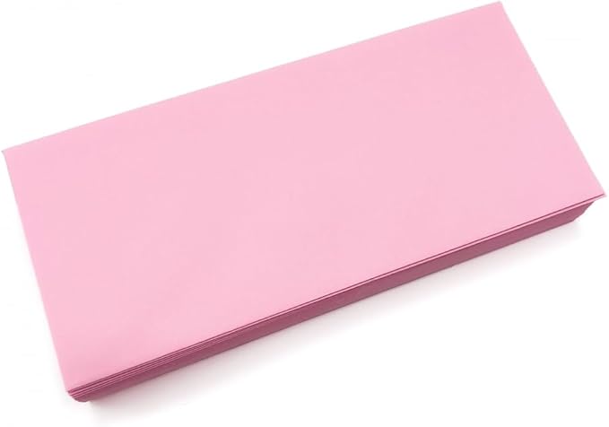 Limited Papers (TM) No. 10 Regular Standard Mailing Envelope - Pastel - Soft - 24 Pound (4.8 inch x 9.5 inch) - Announcement, Invoices, Checks, Letters, Contracts, Business Envelopes (Pink, 1000)