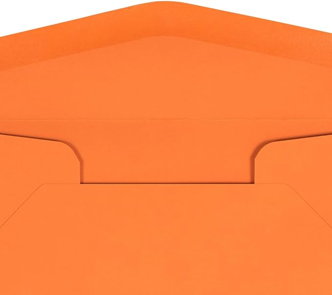 JAM PAPER #10 Business Colored Envelopes - 4 1/8 x 9 1/2 - Orange Recycled - Bulk 250/Box