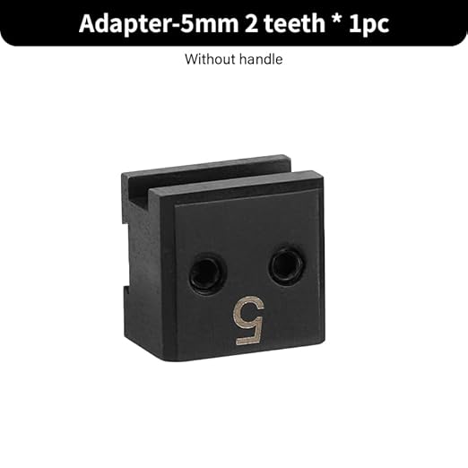 WUTA Removable Leather Hole Punch,Versatile Leather Stitching Punch,Leather Hole Punch Tool Set,Leather Stitch Punch for Leather Stitching Punch Craft DIY（Adapter-5mm 2hole）