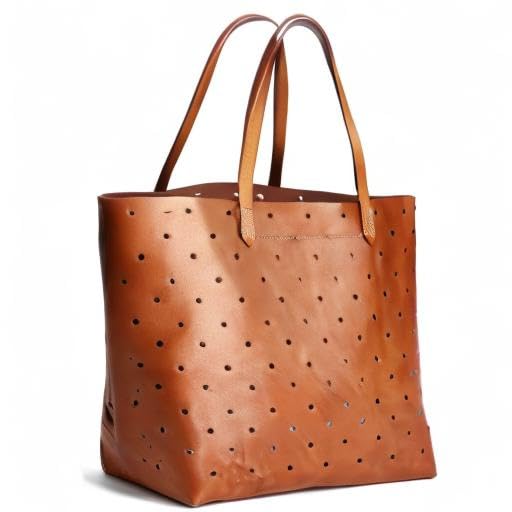 Adorox Heavy Duty Belt Hole Puncher for Leather – 6 Size Revolving Leather Hole Punch Tool with Ruler & Deburring File, Perfect for Belts, Straps, DIY Leathercraft, and Repair