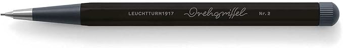 LEUCHTTURM1917 - Drehgriffel Mechanical Pencil - Refillable Writing Stylus with 0.7 mm HB Graphite Lead (Black)