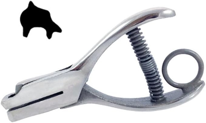 Hole Punch - Swordfish, Dolphin - 3/16" Seafood, Restaurant, Fishing, Sea Food, for Loyalty Programs and Crafting