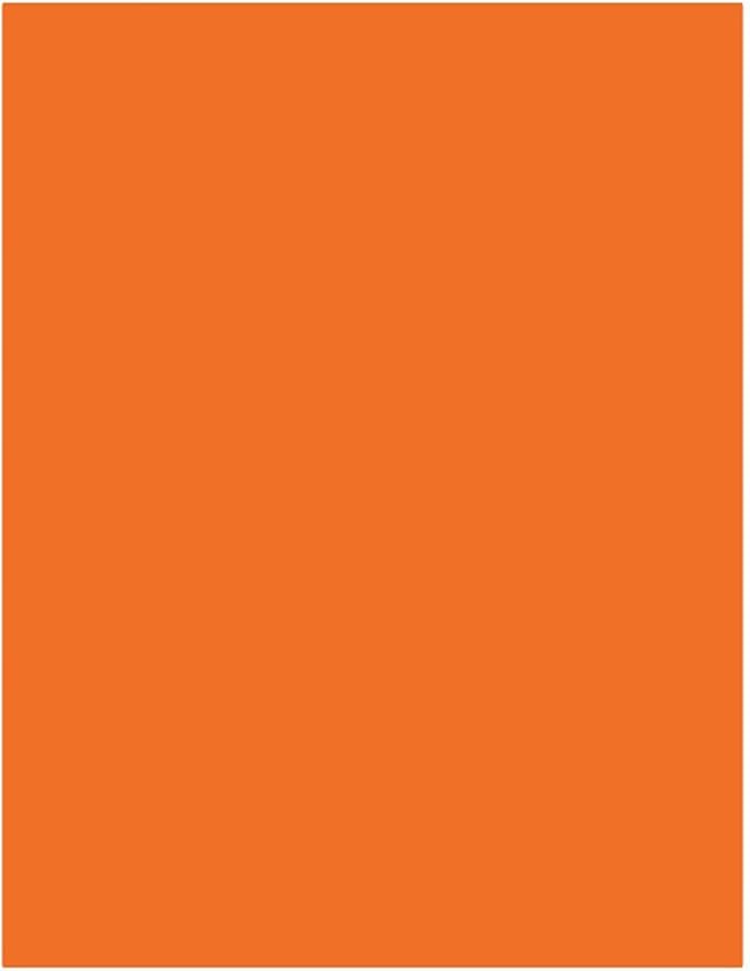 Tangerine Copy Print Paper 8.5X11 Inches,100 Sheets Rainbow A4 Printer Paper 70GSM Colored Origami Paper for Cutting DIY Kids Art Craft