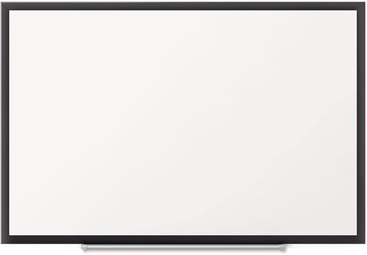 Quartet Magnetic Dry Erase White Board, 72"W x 48"H Whiteboard, Nano-Clean Surface Resists Ink Stains, Black Aluminum Frame (SM537B)