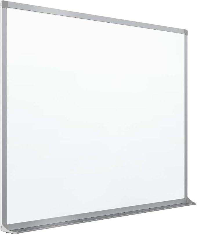 Quartet Porcelain Whiteboard, Magnetic Dry Erase White Board, 4' x 6', Aluminum Frame (PPA406)