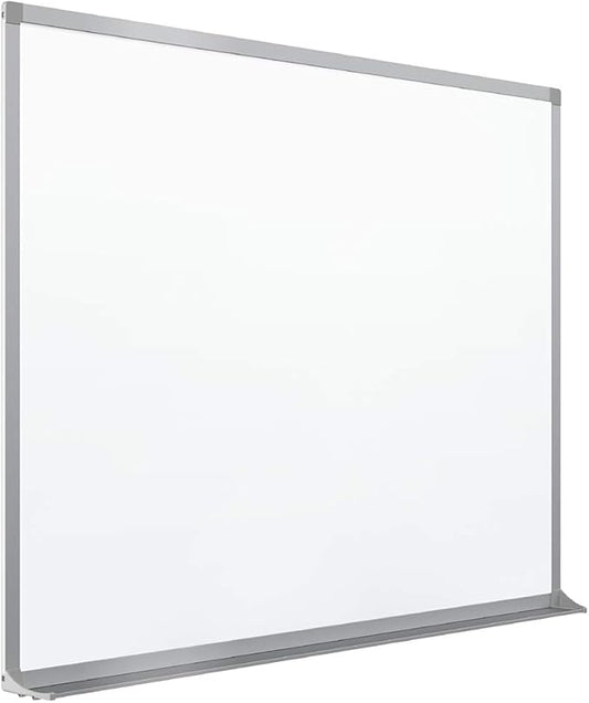 Quartet Porcelain Whiteboard, Magnetic Dry Erase White Board, 4' x 6', Aluminum Frame (PPA406)