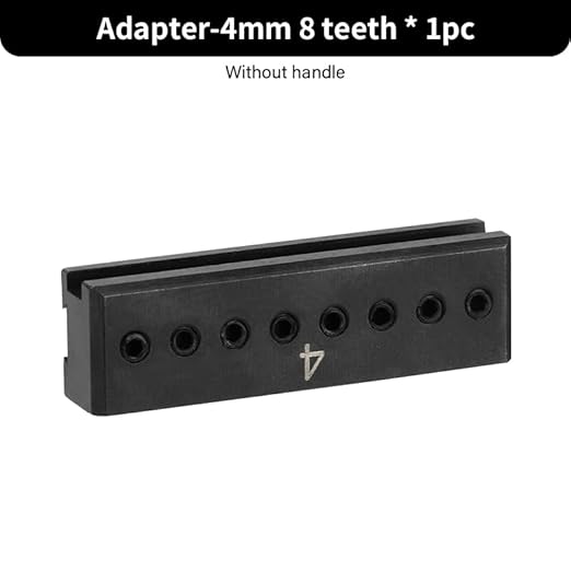 WUTA Removable Leather Hole Punch,Versatile Leather Stitching Punch,Leather Hole Punch Tool Set,Leather Stitch Punch for Leather Stitching Punch Craft DIY（Adapter-4mm 8hole）