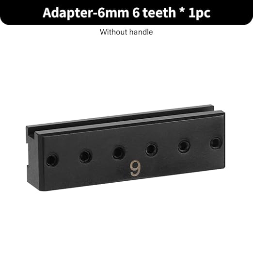 WUTA Removable Leather Hole Punch,Versatile Leather Stitching Punch,Leather Hole Punch Tool Set,Leather Stitch Punch for Leather Stitching Punch Craft DIY（Adapter-6mm 6hole）