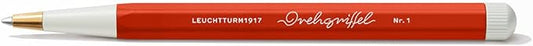 LEUCHTTURM1917 - Drehgriffel Writing Pen (Fox Red) - Gel Pen with Black Ink Included