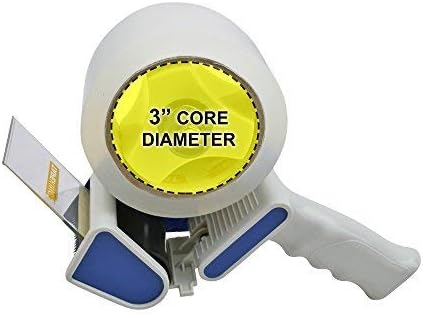Tape King Packing Tape Dispenser Gun - Handheld Tape Gun with 2 Bonus Clear Packaging Tape (2 Inch Wide) - Shipping Tape for Sealing, Storing, and Moving Boxes, 2 Pack