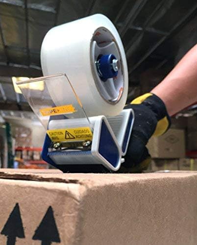 Tape King Packing Tape Dispenser Gun - Handheld Tape Gun with 2 Bonus Clear Packaging Tape (2 Inch Wide) - Shipping Tape for Sealing, Storing, and Moving Boxes, 2 Pack