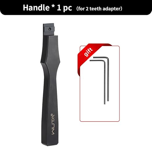 WUTA Removable Leather Hole Punch,Versatile Leather Stitching Punch,Leather Hole Punch Tool Set,Leather Stitch Punch for Leather Stitching Punch Craft DIY（Handle for 2 Hole）