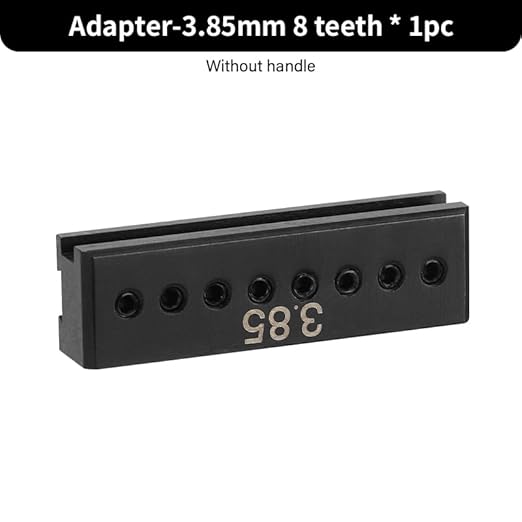 WUTA Removable Leather Hole Punch,Versatile Stitching Punch for Leather Stitching Craft DIY(Adapter-3.85mm 8hole)