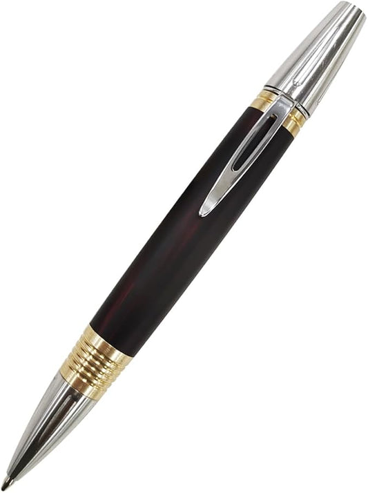 Dr. Metalleung Smooth - Writing Gel Pen: Click Mechanism Stainless Steel Retractable EDC Lightweight Pen - Refillable, Ideal for Precise Note - taking & Gifts