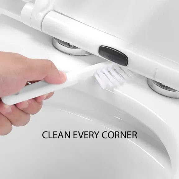 Toilet Plunger Bowl Brush 4 in 1 Combo with Holder Keep Your Bathroom Spotless with Our Toilet Bowl Brush (Set of 1) Number of Item 4