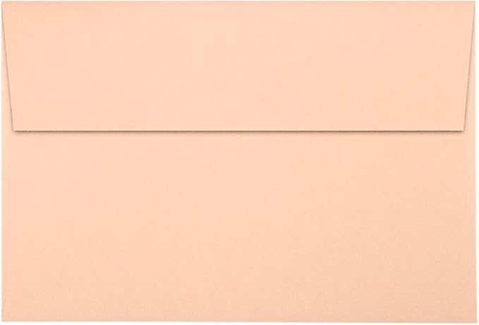 LUXPaper A8 Invitation Envelopes | Peel & Press | 5 1/2" x 8 1/8" | Blush Pink | 80lb. Text | 50 Qty