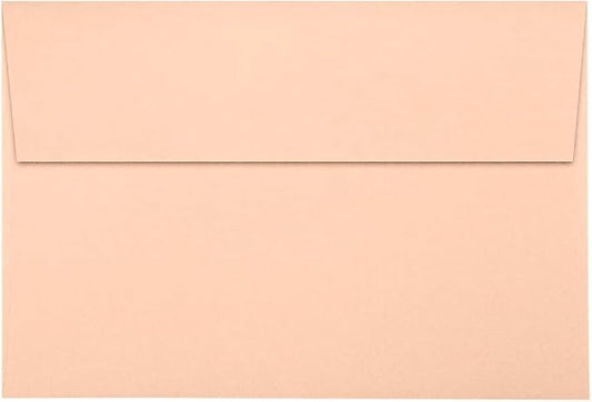 LUXPaper A8 Invitation Envelopes | Peel & Press | 5 1/2" x 8 1/8" | Blush Pink | 80lb. Text | 50 Qty
