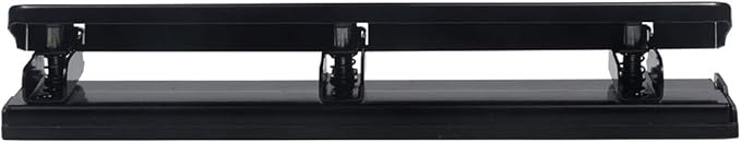 JAM PAPER Metal 3 Hole Punch - Black - 10 Sheet Capacity - Hole Puncher Sold Individually