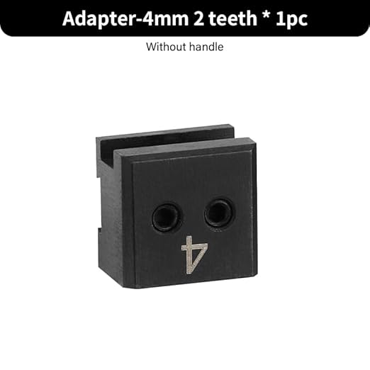 WUTA Removable Leather Hole Punch,Versatile Leather Stitching Punch,Leather Hole Punch Tool Set,Leather Stitch Punch for Leather Stitching Punch Craft DIY（Adapter-4mm 2hole）