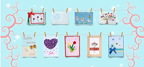 Fascola 3PCS Different Beautiful Flowers Shape 1 inch Craft Punch Set Scrapbook DIY Paper Cutter EVA Foam Hole Punches 1