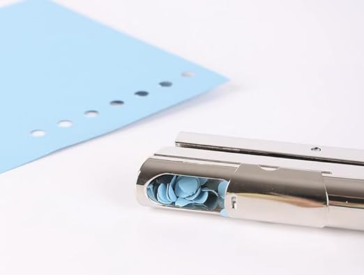 Single Hole Punch, Heavy Duty Hole Puncher Handheld Paper Punch Hole Puncher Single Small Hole Punch for Crafts Paper Cards Tags Scrapbook-3/8 inch (10mm)