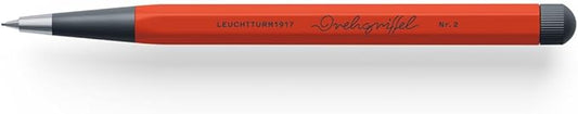 LEUCHTTURM1917 - Drehgriffel Mechanical Pencil - Refillable Writing Stylus with 0.7 mm HB Graphite Lead (Fox Red)