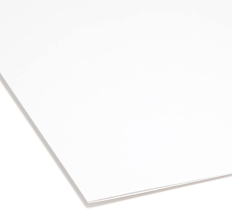 Smead File Folder, Reinforced 1/3-Cut Tab, Legal Size, White, 100 per Box (17834)