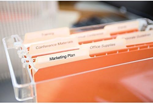 DYMO D1 Labels 1/2-Inch x 23-Foot Roll Black Print on White Self-Adhesive For LabelManager Label Makers