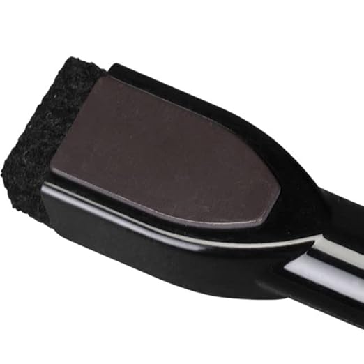 Really Good Stuff Black Bullet Tip Deluxe Dry Erase Markers - 12 markers