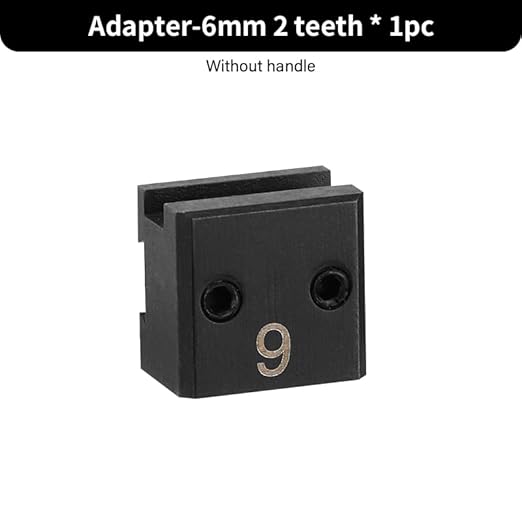 WUTA Removable Leather Hole Punch,Versatile Leather Stitching Punch,Leather Hole Punch Tool Set,Leather Stitch Punch for Leather Stitching Punch Craft DIY（Adapter-6mm 2hole）