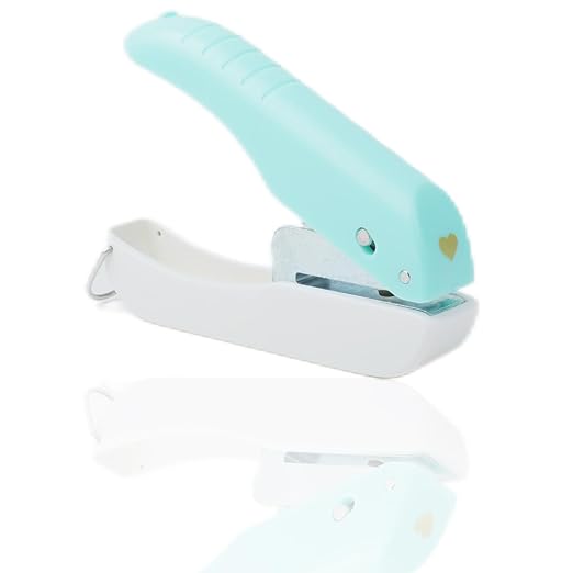 Heart Hole Punch Single Hole Punch Small Hole Paper Punch for Tags Nail Decor DIY Scrapbook (Heart 1/4 inch)