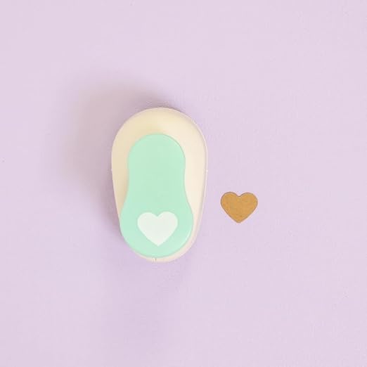 Craftelier - 5/8 Inch Heart Hole Punch with Lever Press | Hole Puncher for Paper Crafts | Heart Punch for Scrapbooking, DIY Cards & Journals | Hole Puncher for Paper & Cardstock.