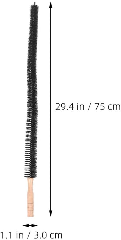 Healifty 2pcs Washing Machine Cleaning Brush Long Handle Multi-Purpose Dryer Vent Cleaning Tool with Full Bristles for Laundry Tub and Pipe Maintenance