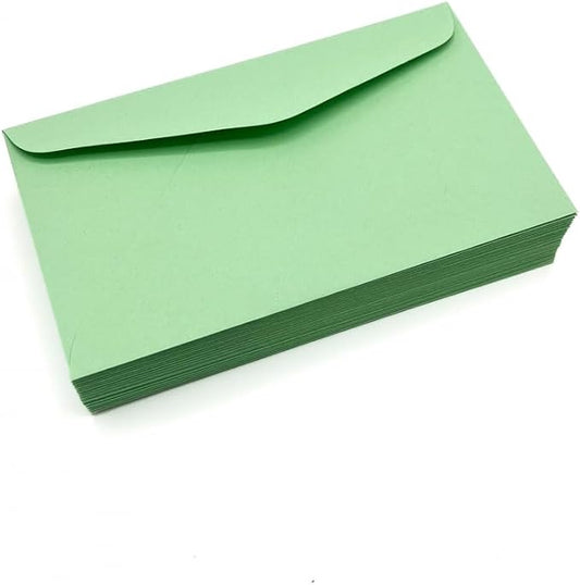 Limited Papers (TM) #6 3/4 Regular Envelope - Pastel - 24# (3 5/8 x 6 1/2) - Business Series (Green, 1000)