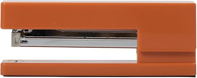 JAM PAPER Modern Desk Stapler - Orange - Sold Individually