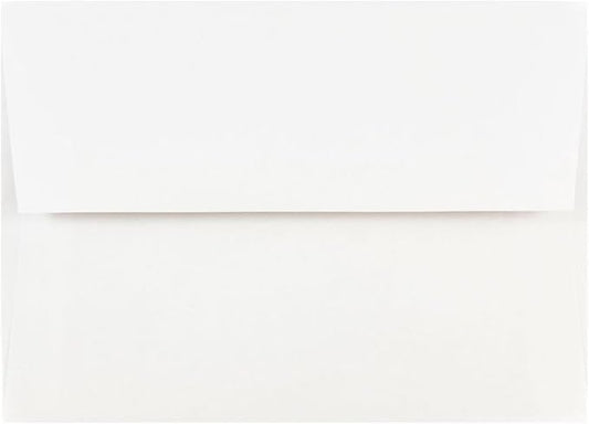 JAM PAPER A7 Invitation Envelopes - 5 1/4 x 7 1/4 - White - 50/Pack