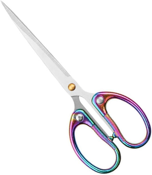 6.3" Small Sewing Scissors All Purpose Scissors Stainless Steel Tip Shears DIY Tools Office Scissor for Home Office School Sewing Fabric Handcraft Craft Art Work Needlework Daily Use Colorful