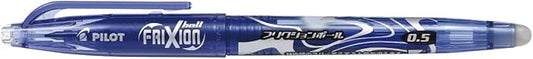 Pilot Frixion Erasable Gel Pen 0.5mm, Extra Fine Blue, 10pcs Box