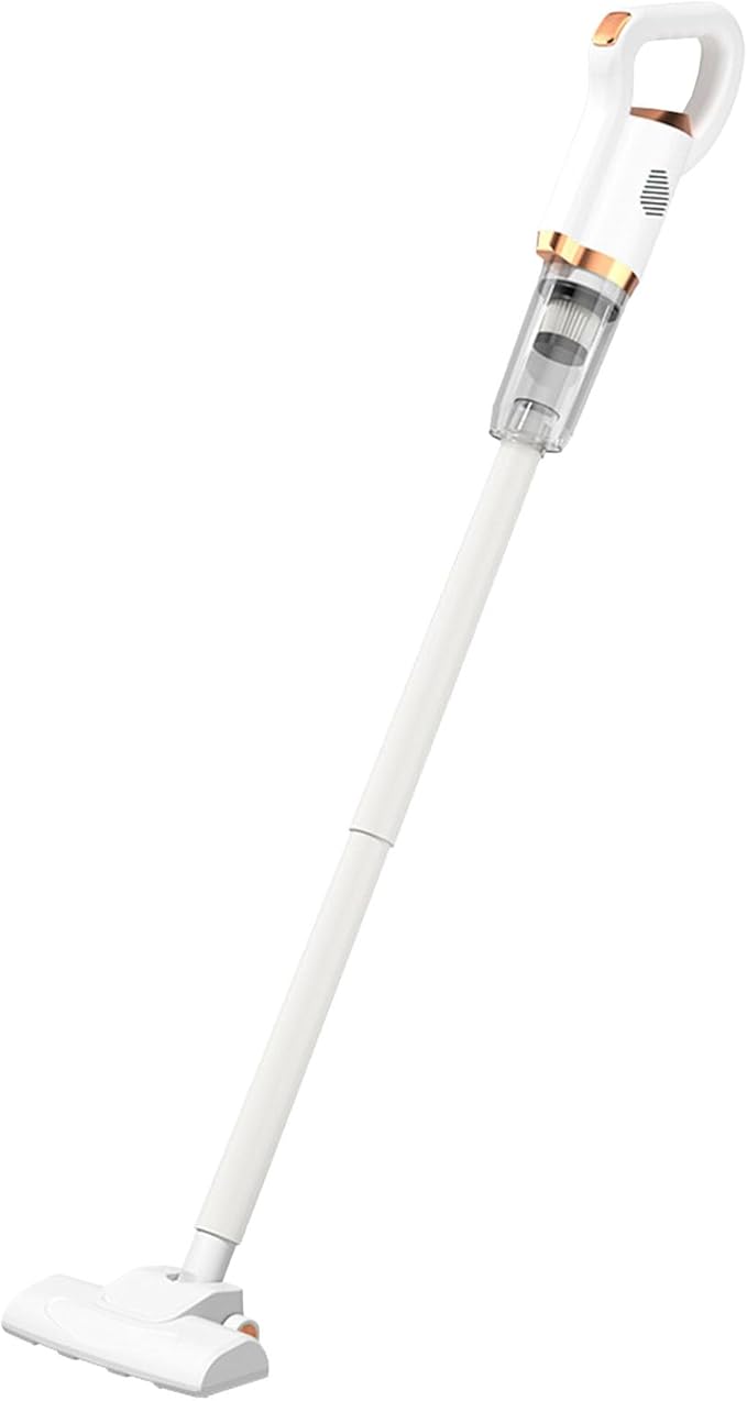 WGFOIP Powerful Cordless Vacuum Cleaner, Quiet Rechargeable Stick Vacuum Electirc Broom Dust Catcher for Pet Hair, Carpet