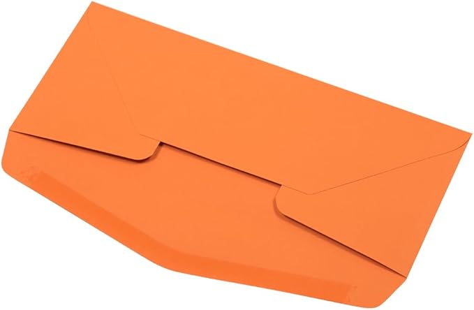 JAM PAPER #10 Business Colored Envelopes - 4 1/8 x 9 1/2 - Orange Recycled - Bulk 500/Box