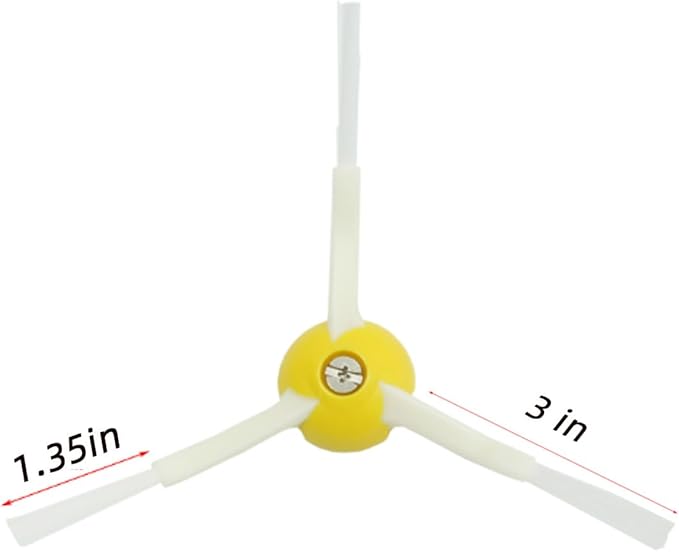 Replacement Side Brush for iRobot Roomba 600 700 800 900 Series 692 675 694 671 677 980 960 985 880 860 805 877 890 895 805 761 770 780 790 Robotic Vacuum Attachment Part, 10Side Brush,1 Screw Driver