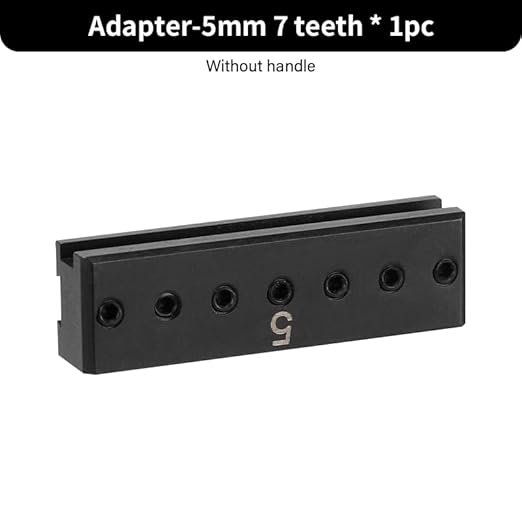 WUTA Removable Leather Hole Punch,Versatile Leather Stitching Punch,Leather Hole Punch Tool Set,Leather Stitch Punch for Leather Stitching Punch Craft DIY（Adapter-5mm 7hole）