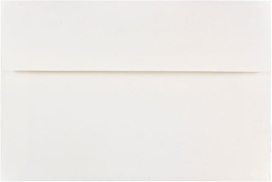 JAM PAPER A8 Invitation Envelopes - 5 1/2 x 8 1/8 - White - 50/Pack