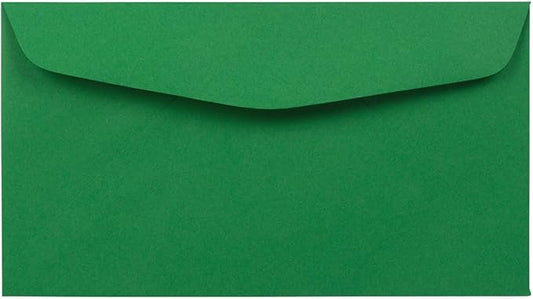 JAM PAPER #6 3/4 Business Premium Envelopes - 3 5/8 x 6 1/2 - Green Recycled - 25/Pack