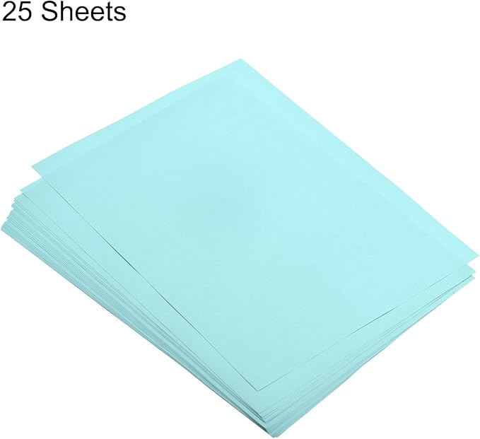 MECCANIXITY 25 Sheets Colored Copy Paper 16.5 x 11.7 Inch Printer Paper 80gsm Light Blue for Office Printing, Document Copying, Invitations, Forms, Art Projects
