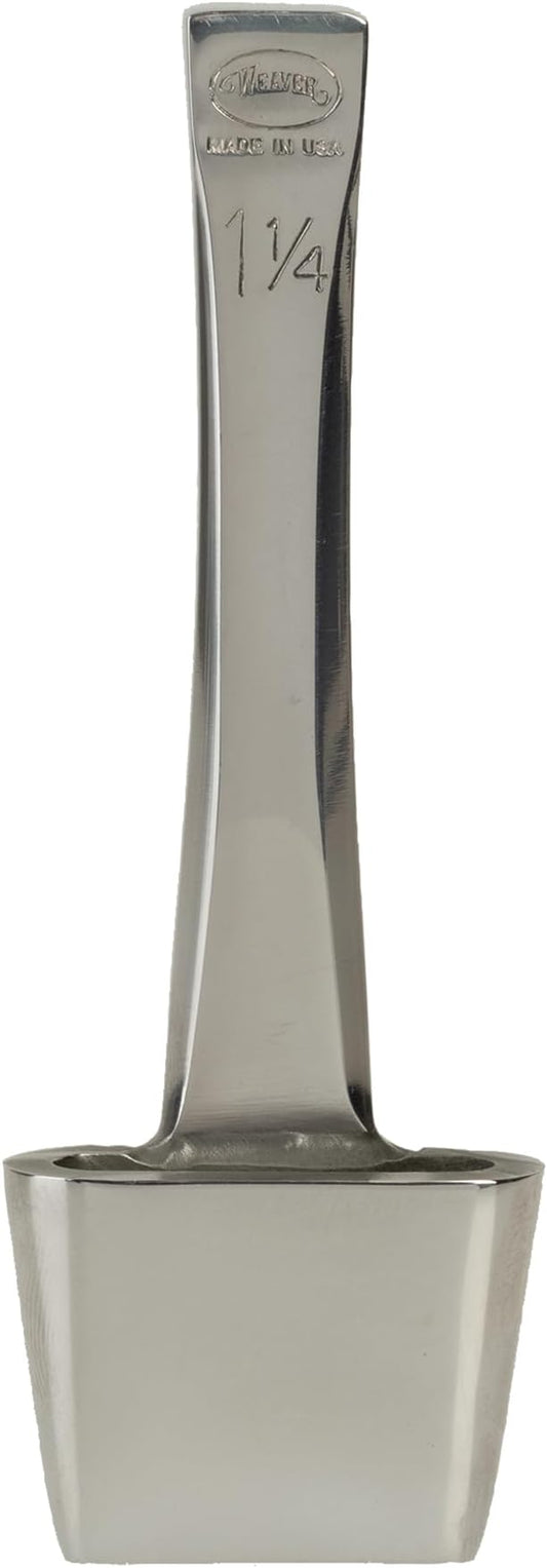 Weaver Supply Steel Oblong Leather Punch, Polished Hole Puncher for Cutting All Kinds of Webbing and More, Professional Punching Tool