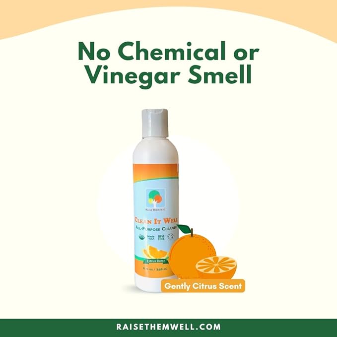 Clean It Well • 8 oz Concentrate – Natural Citrus All-Purpose Cleaner